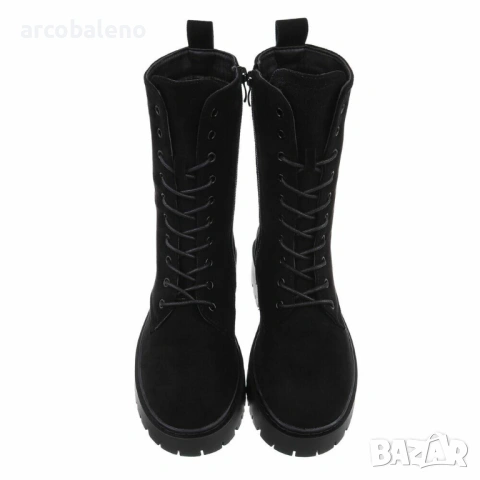 Дамски боти с връзки, 2цвята , снимка 5 - Дамски боти - 41968672