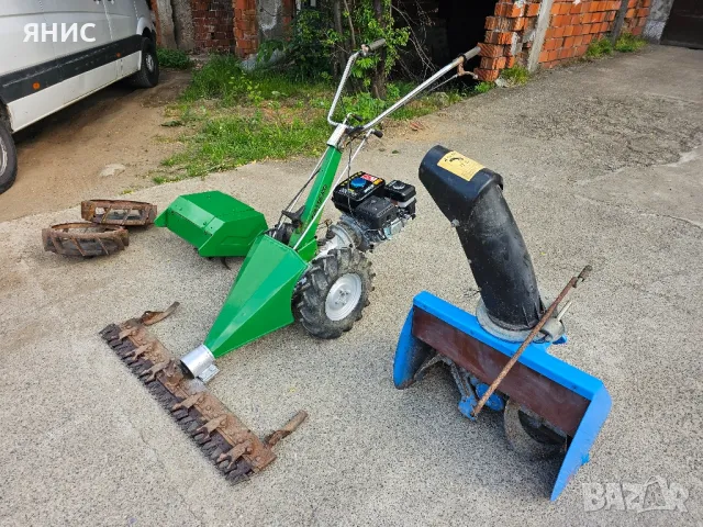 ИТАЛЯНСКА ПАЛЦОВА КОСАЧКА/МОТОБЛОК. ФРЕЗА И СНЕГОРИН..ПЕРФЕКТНА , снимка 15 - Градинска техника - 50289475