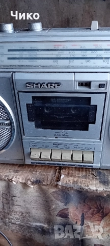 Радиокасетофон Шарп 6464, снимка 4 - Радиокасетофони, транзистори - 52774434