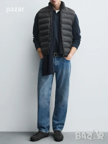 ZARA Мъжки Пухен Елек S-M, снимка 7 - Якета - 54290042
