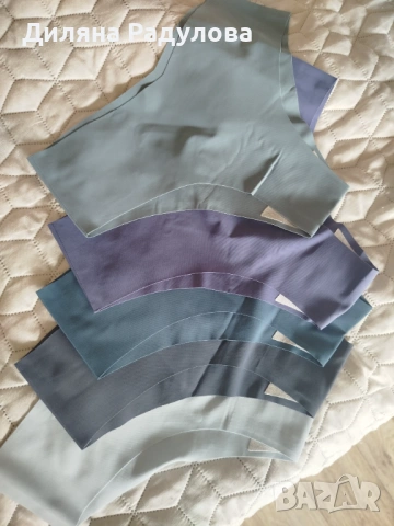 Безшевни ластични дамски боксери - 5 броя, снимка 6 - Бельо - 54088213