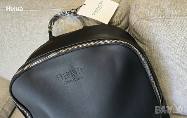 Кожена раница Calvin Klein Eternity 🎒 , снимка 6 - Раници - 49830731