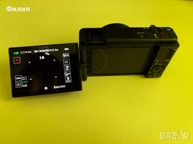 Sony ZV-1F vlogging camera, снимка 4 - Фотоапарати - 53580982