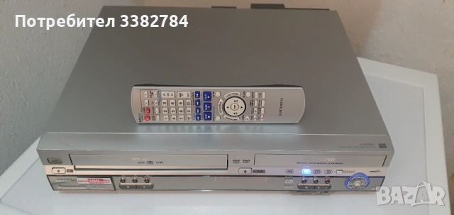 Panasonic DMR-EH80V recorder VHS/DVD/HDD 200GB HARD DRIVE , снимка 5 - Плейъри, домашно кино, прожектори - 53837309
