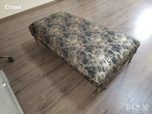 Голяма табуретка от плат, снимка 9 - Дивани и мека мебел - 53760131