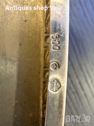 Сребърна табакера №7942 , снимка 5 - Колекции - 53810990