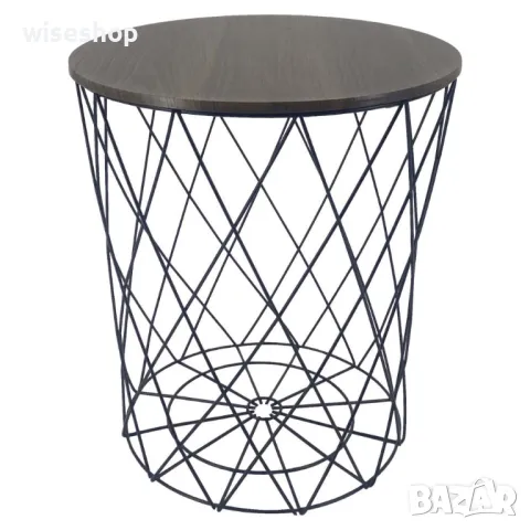 Метална помощна маса с размер 39.5/39.5/40 см, снимка 1