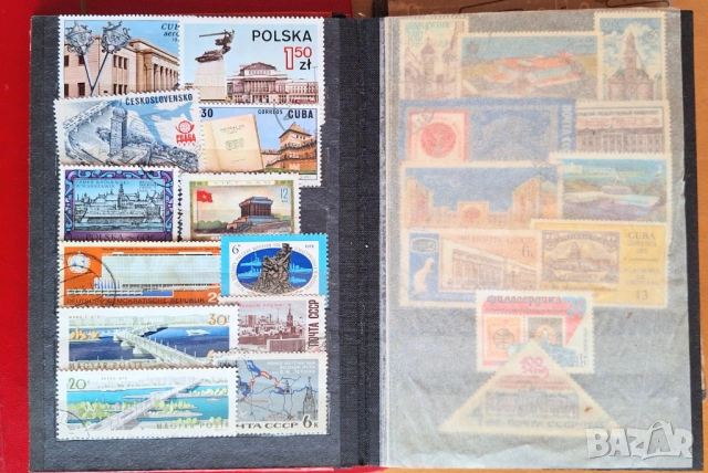 Класьори с марки, снимка 2 - Филателия - 54044518