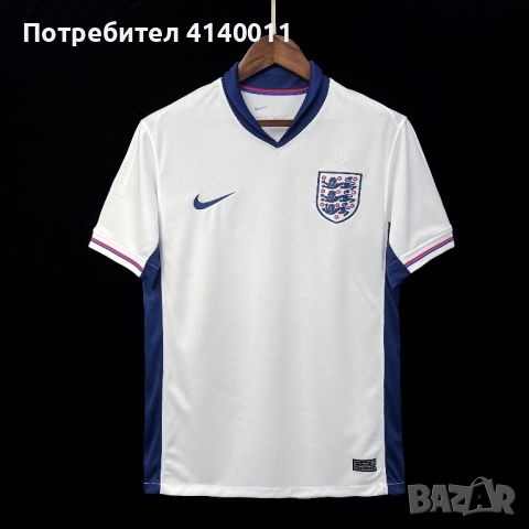 Тениска Nike Англия 2024 като Домакин Stadium - Бяла, снимка 1 - Футбол - 46335408