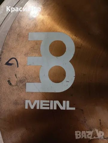 Чинел " MEINL" - 20 ride , снимка 3 - Ударни инструменти - 47194494