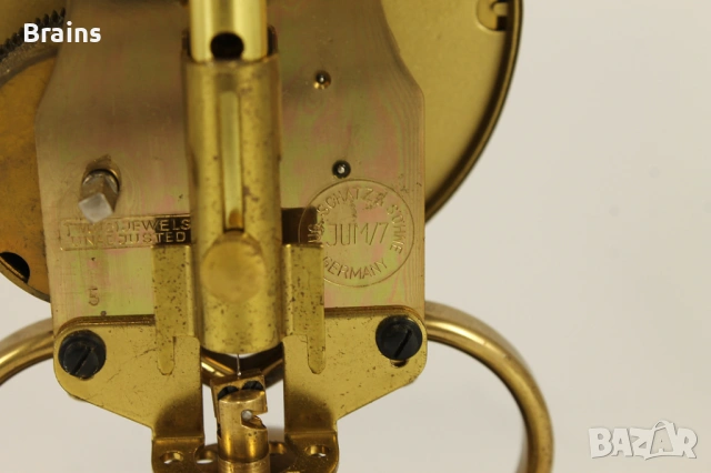 SCHATZ 400 Дневен Немски Механичен Часовник 1950's, снимка 13 - Антикварни и старинни предмети - 53302794