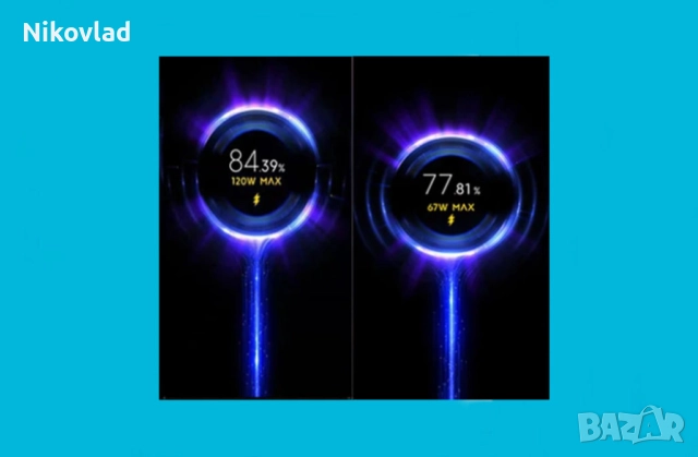 Зарядно Xiaomi 120W USB-A, 20V 6A с кабел, снимка 3 - Друга електроника - 46175439