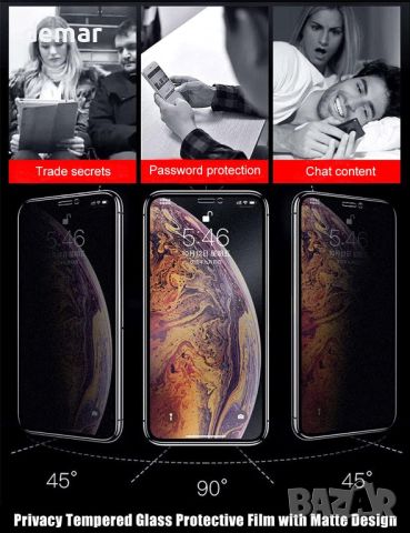 WINYU® 3 броя Матово защитно фолио за iPhone XR/11,6.1", снимка 2 - Фолия, протектори - 45634457