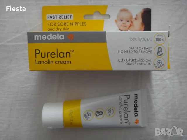 Ново Medela Крем за зърна Purelan 37 гр., снимка 1 - Аксесоари за кърмачки - 48737229