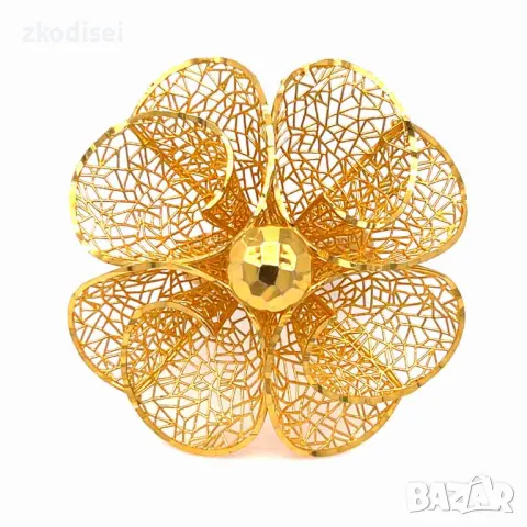 Златен дамски пръстен 6,97гр. размер:59 14кр. проба:585 модел:31423-5