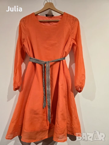 Corso Italia Дамска елегантна рокля 100%cotton, снимка 2 - Рокли - 54246908