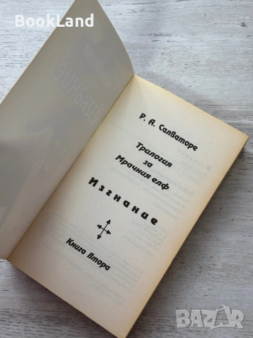 Изгнание| Трилогия за мрачния елф| Книга втора| С.А. Салваторе , снимка 6 - Други - 54090886