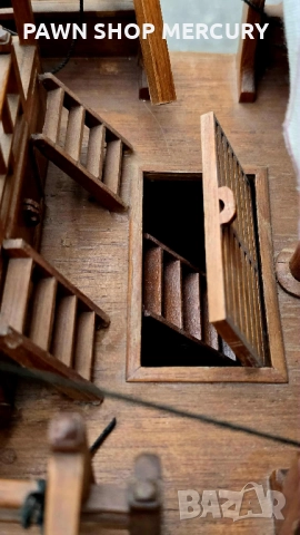 Продавам ръчна изработка старинен кораб уникат, снимка 16 - Антикварни и старинни предмети - 52012065