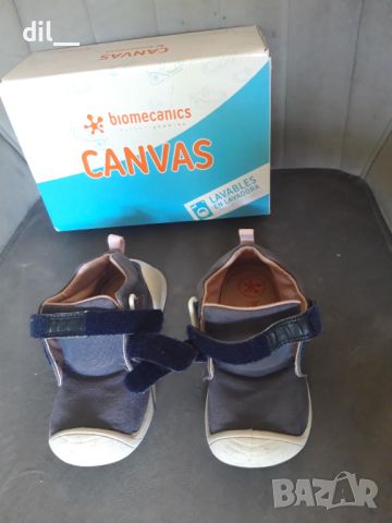 Обувки Biomecanics canvas размер 24, тъмносини, перящи се, снимка 7 - Детски обувки - 46065531