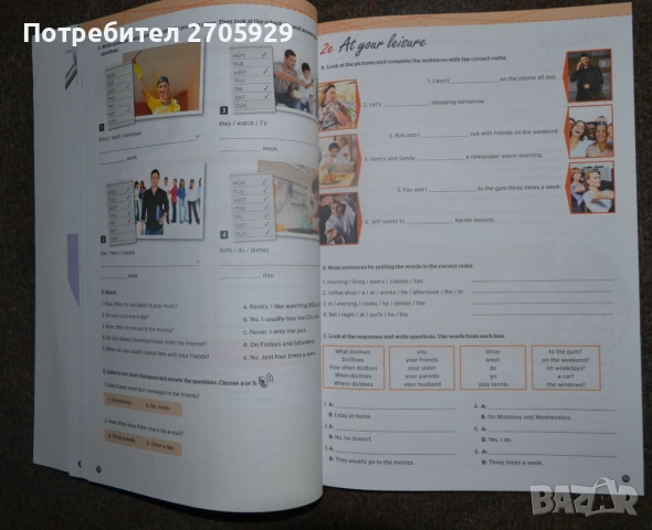 Учебник с учебна тетрадка New destination, elementary A1.2 , снимка 7 - Чуждоезиково обучение, речници - 51512401