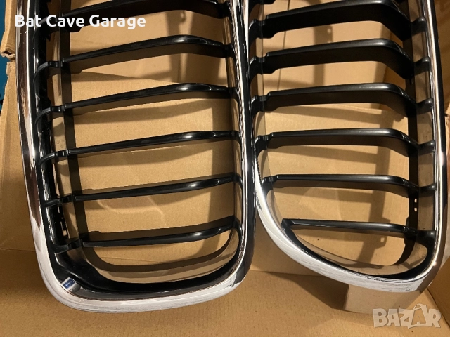 Хромирани перфектни бъбреци за bmw f30 f31 плюс подарък капаци за огледала , снимка 4 - Части - 52307854