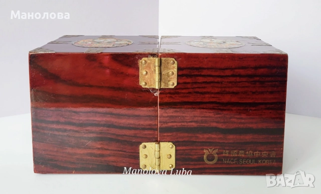 Две корейски кутии за бижута Najeonchilgi (나전칠기)., снимка 8 - Антикварни и старинни предмети - 51927955