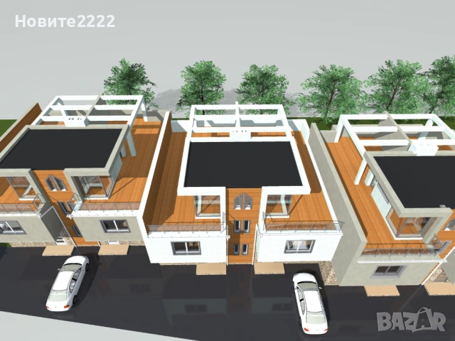 НОВА КЪЩА с 3 спални и БОНУС покривна тераса, снимка 3 - Къщи - 54155471