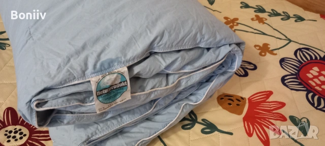 Завивка с естествен пълнеж от гъши пера и пух , снимка 2 - Олекотени завивки и одеяла - 53211895