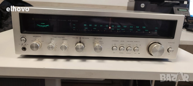 Ресивър Kenwood KR-3400, снимка 2 - Ресийвъри, усилватели, смесителни пултове - 52196016