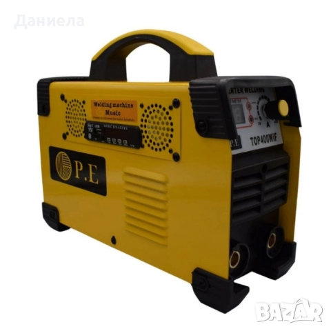 Инверторен електрожен P.E TOP400WiF (MMA-400) – 400A, с радио, Bluetooth и USB, снимка 3 - Друга електроника - 51930281