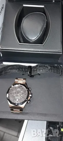 Часовник  EDOX delfin Chronograph   Има  и кожена каишка  , снимка 4 - Мъжки - 48807849