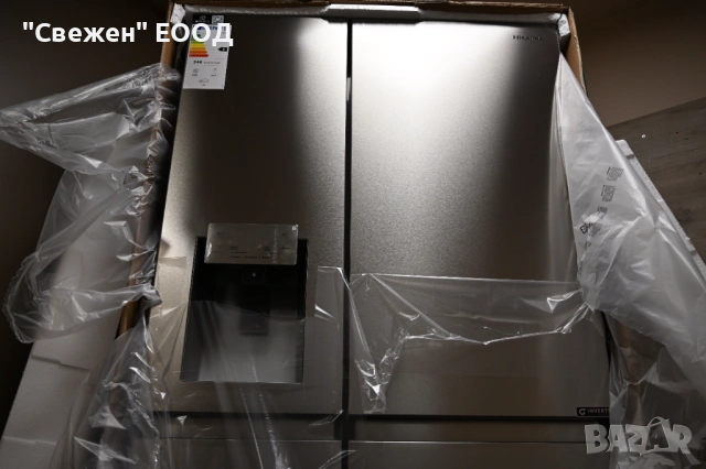 Хладилник Side by Side HISENSE RS818N4TIE Total No-Frost, Metal Tech Cooling, снимка 5 - Хладилници - 53325001