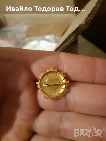 Рядка миниатюра на орден Народна Република България (1947 г) 1-ва степен , снимка 3 - Антикварни и старинни предмети - 51360558