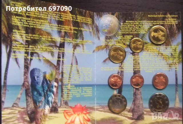 Мартиника - евро сет -проби, снимка 2 - Нумизматика и бонистика - 51277991