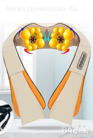 Шиацу масажор за врат и гръб ;, снимка 3 - Масажори - 49804886