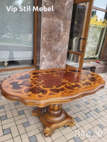 Италианска барокова трапезна маса , снимка 1 - Маси - 46181971