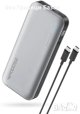 Нов Мощен 210W преносим CUKTECH Power Bank с 25000mAh, 100W USB-C, снимка 1 - Външни батерии - 47430634