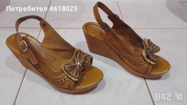 Дамски елегантни обувки на платформа , снимка 2 - Дамски елегантни обувки - 52111269