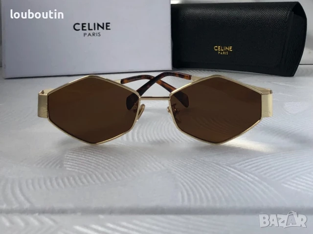 Celine 2024 дамски слънчеви очила ромб, снимка 4 - Слънчеви и диоптрични очила - 50741627
