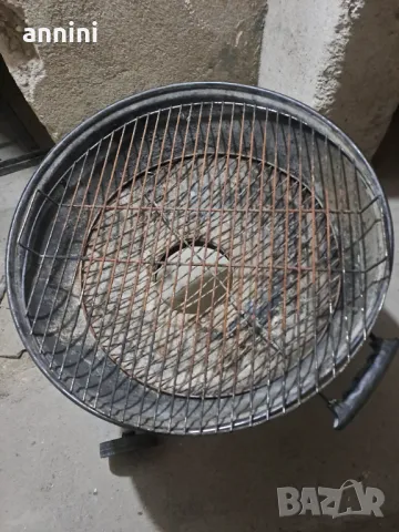 кръгъл грил със капак  голям, снимка 2 - Барбекюта - 50235737