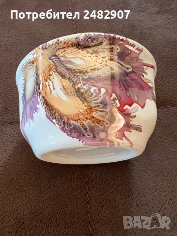 Стара порцеланова захарница, снимка 7 - Антикварни и старинни предмети - 53615168