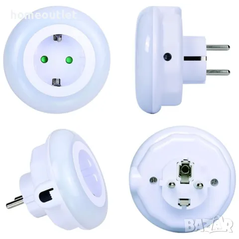 Контакт с RGB светлини EMOTIONLITE ELN-050 LED SOCKET (NIGHT LIGHT), снимка 6 - Лед осветление - 47547474