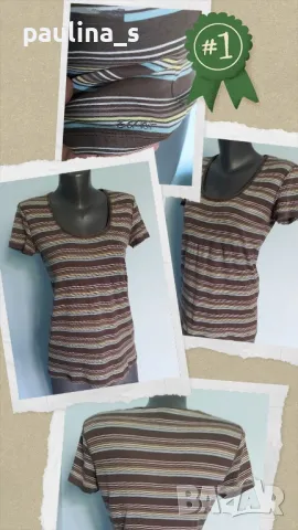 Четири броя / Маркови памучни блузи тип туника / универсален размер , снимка 2 - Туники - 46343950