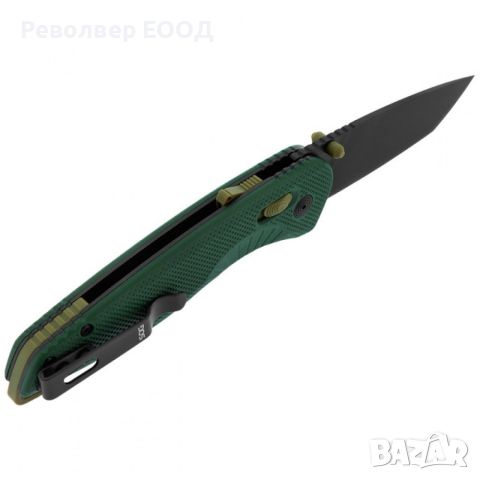 Сгъваем нож SOG Aegis AT Tanto, в цвят Forest/Moss - 7,9 см, снимка 4 - Ножове - 45268162