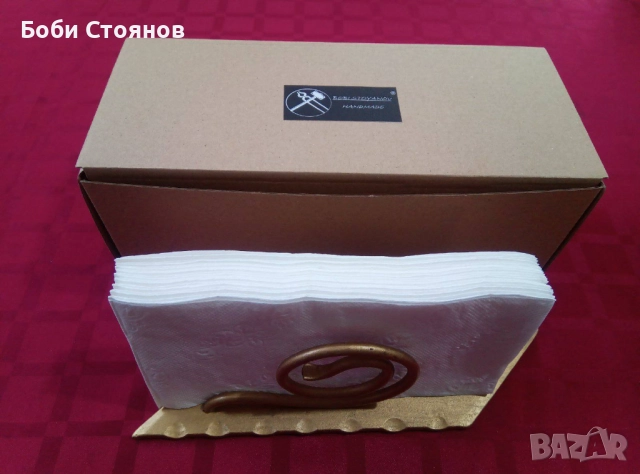 Салфетник от ковано желязо, снимка 2 - Други - 52577931