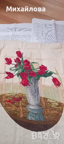 Гоблен за довършване "Лалета" от Вилер , снимка 3 - Гоблени - 53199427