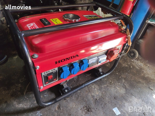 Продавам бензинов генератор Honda SJF-3000 – почти нов!