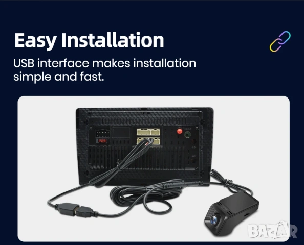 9” 2-DIN мултимедия с Android 12, 8-core 1.6GHz, 4/64GB, RDS, снимка 11 - Аксесоари и консумативи - 53311367