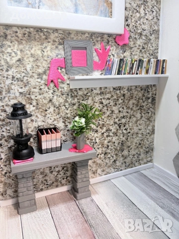 Барби къща ръчно изработена Авторки проект, снимка 5 - Кукли - 53101952