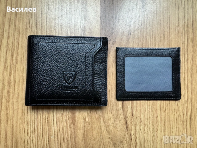 J. Wilson мъжки портфейл портмоне естествена кожа плюс подарък кейс за документи и карти внос Англия, снимка 9 - Портфейли, портмонета - 47245277